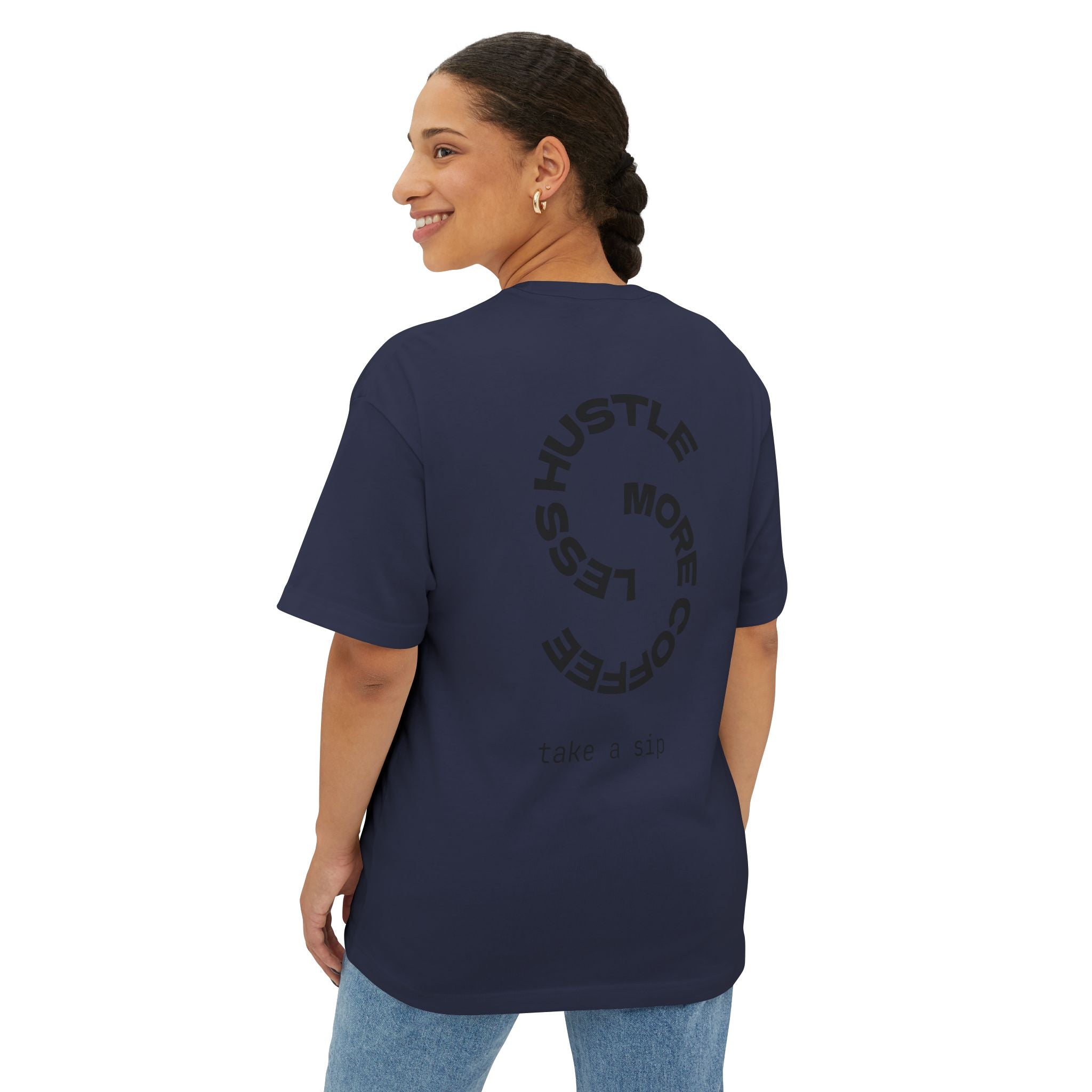 Coffee Lover Tee - Unisex Oversized Boxy Tee