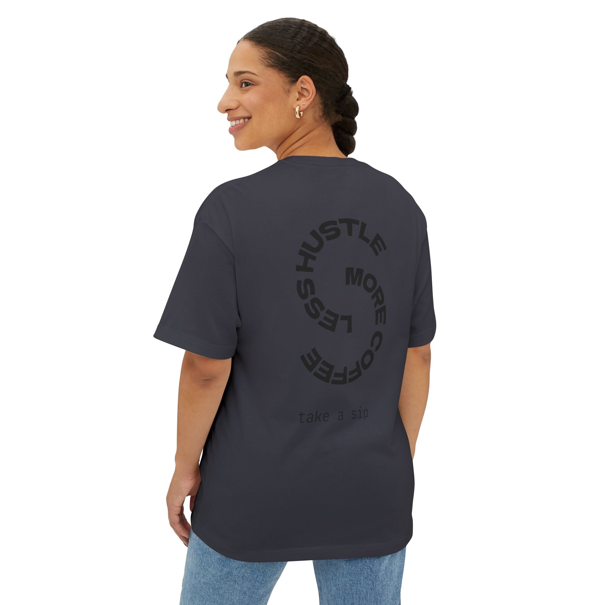 Coffee Lover Tee - Unisex Oversized Boxy Tee