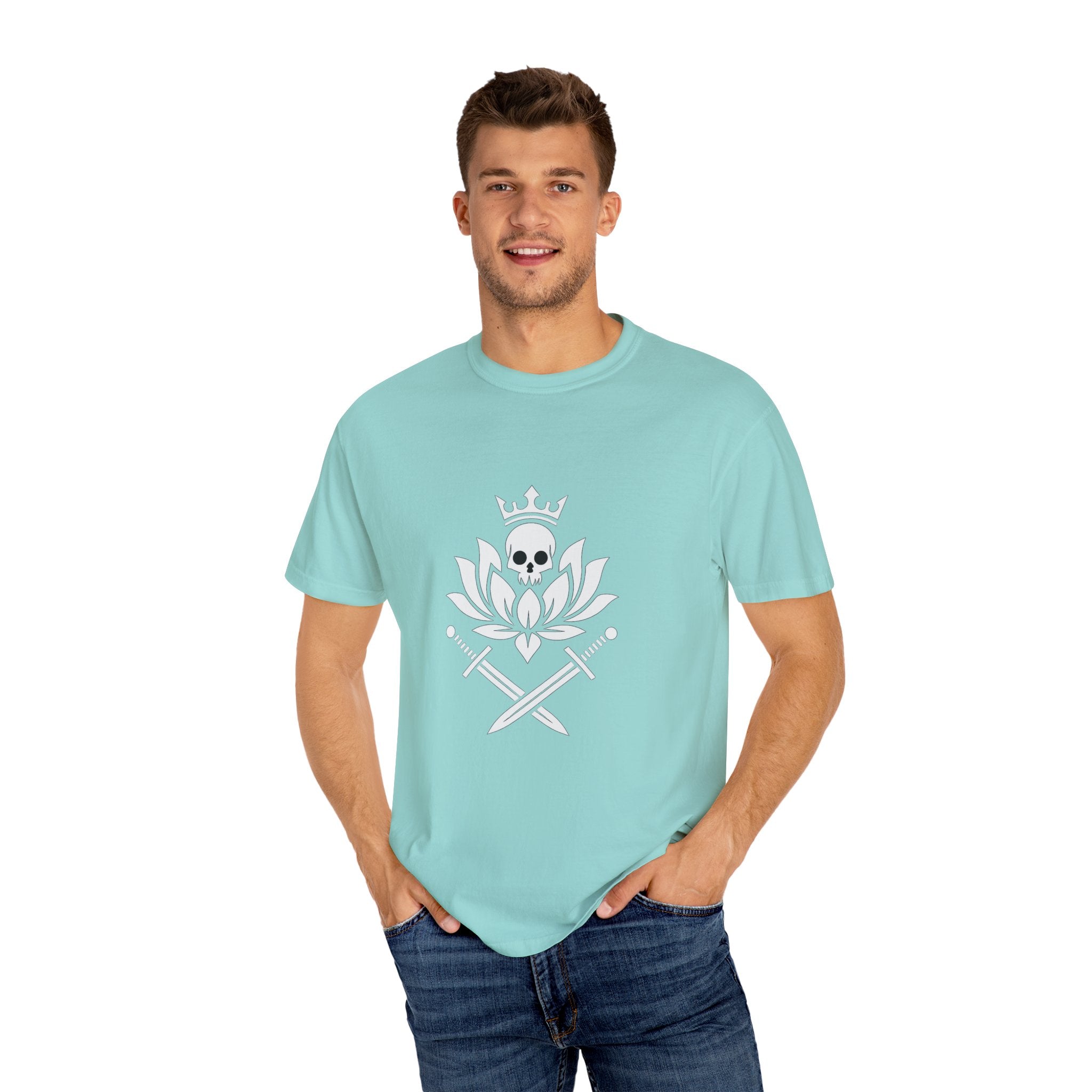 Unisex Garment-Dyed T-Shirt – Edgy Skull & Floral Design, Casual Wear, Gift for Creatives, Statement Tee, Trendy Everyday Style, [...]