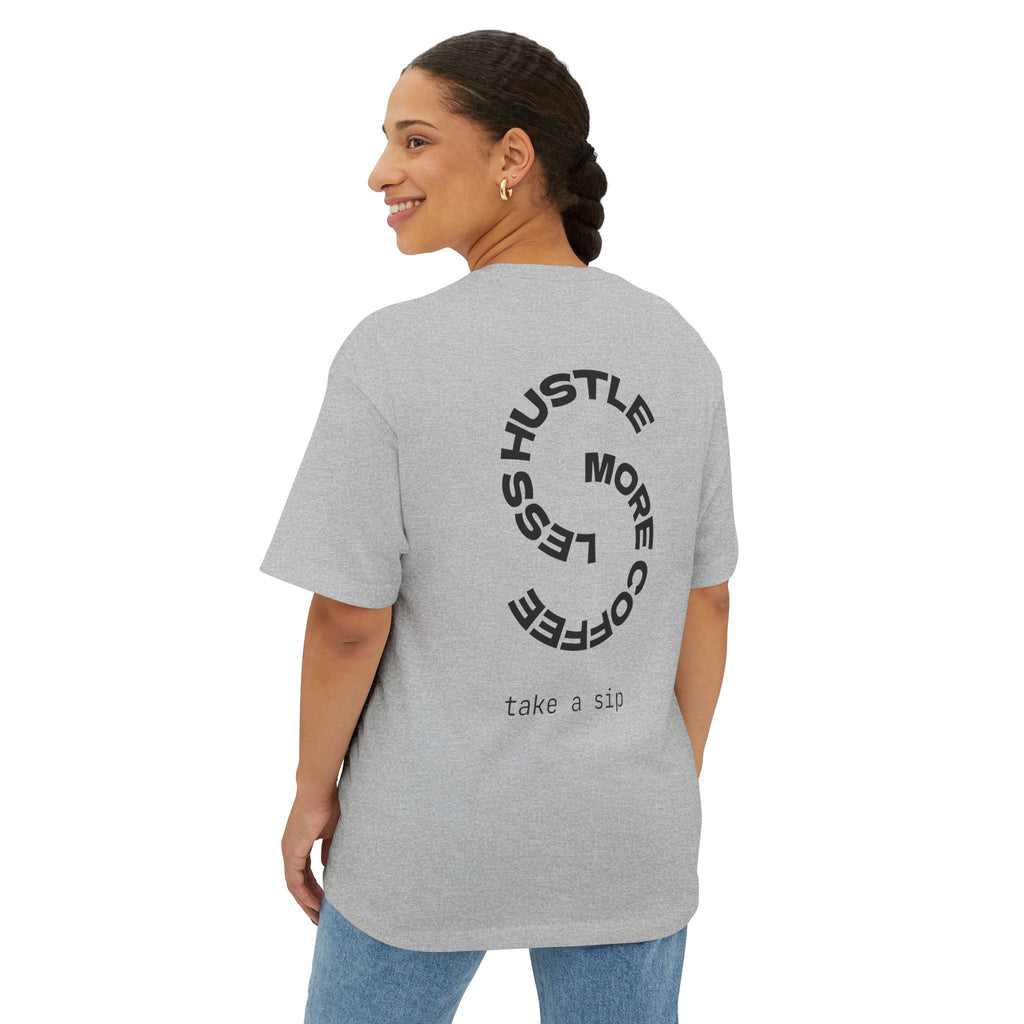 Coffee Lover Tee - Unisex Oversized Boxy Tee