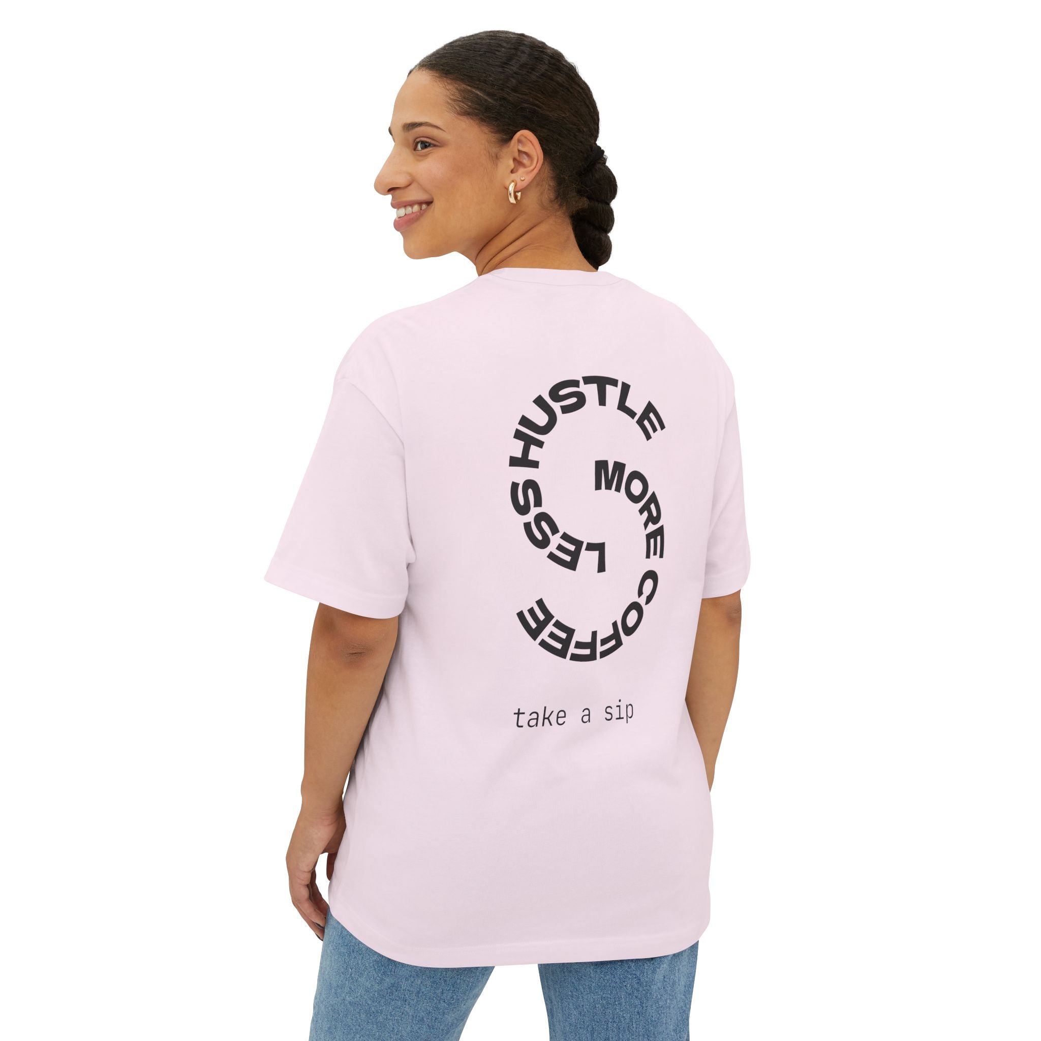 Coffee Lover Tee - Unisex Oversized Boxy Tee
