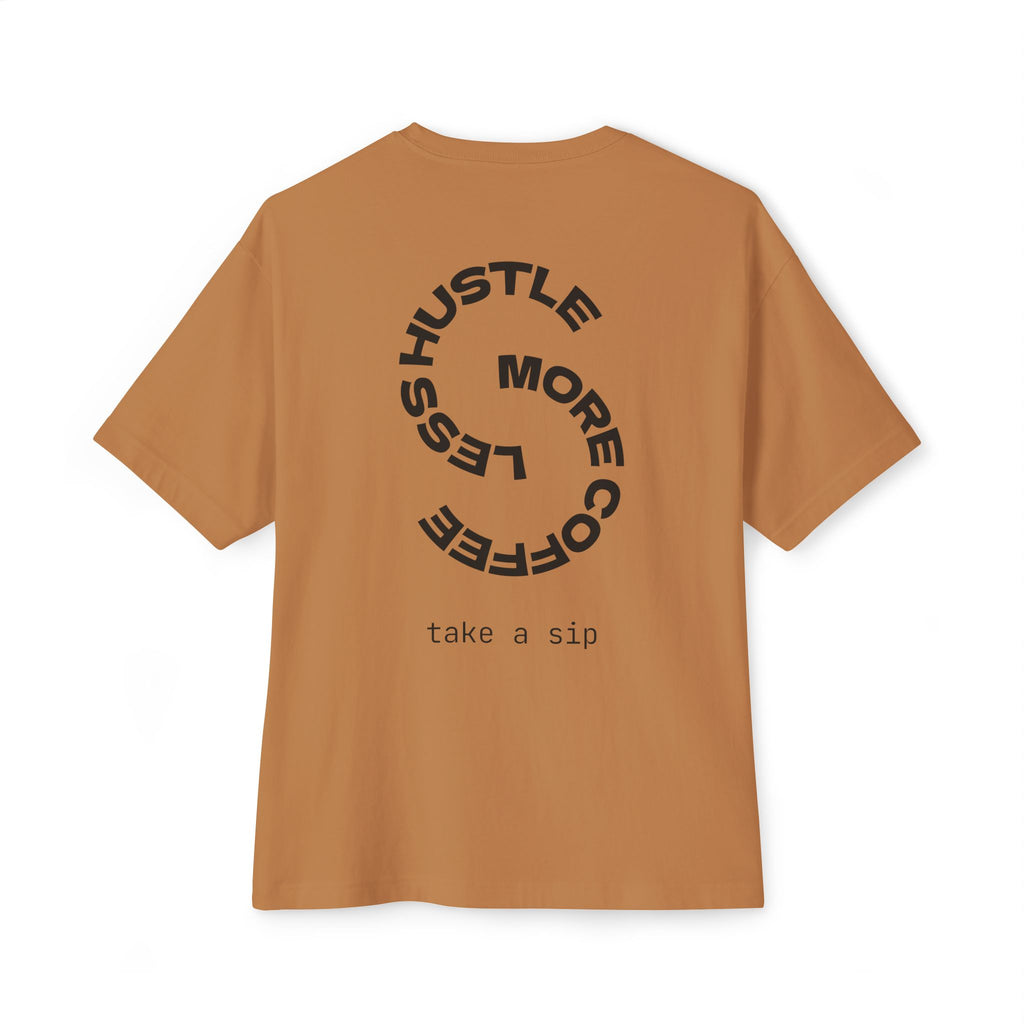 Coffee Lover Tee - Unisex Oversized Boxy Tee