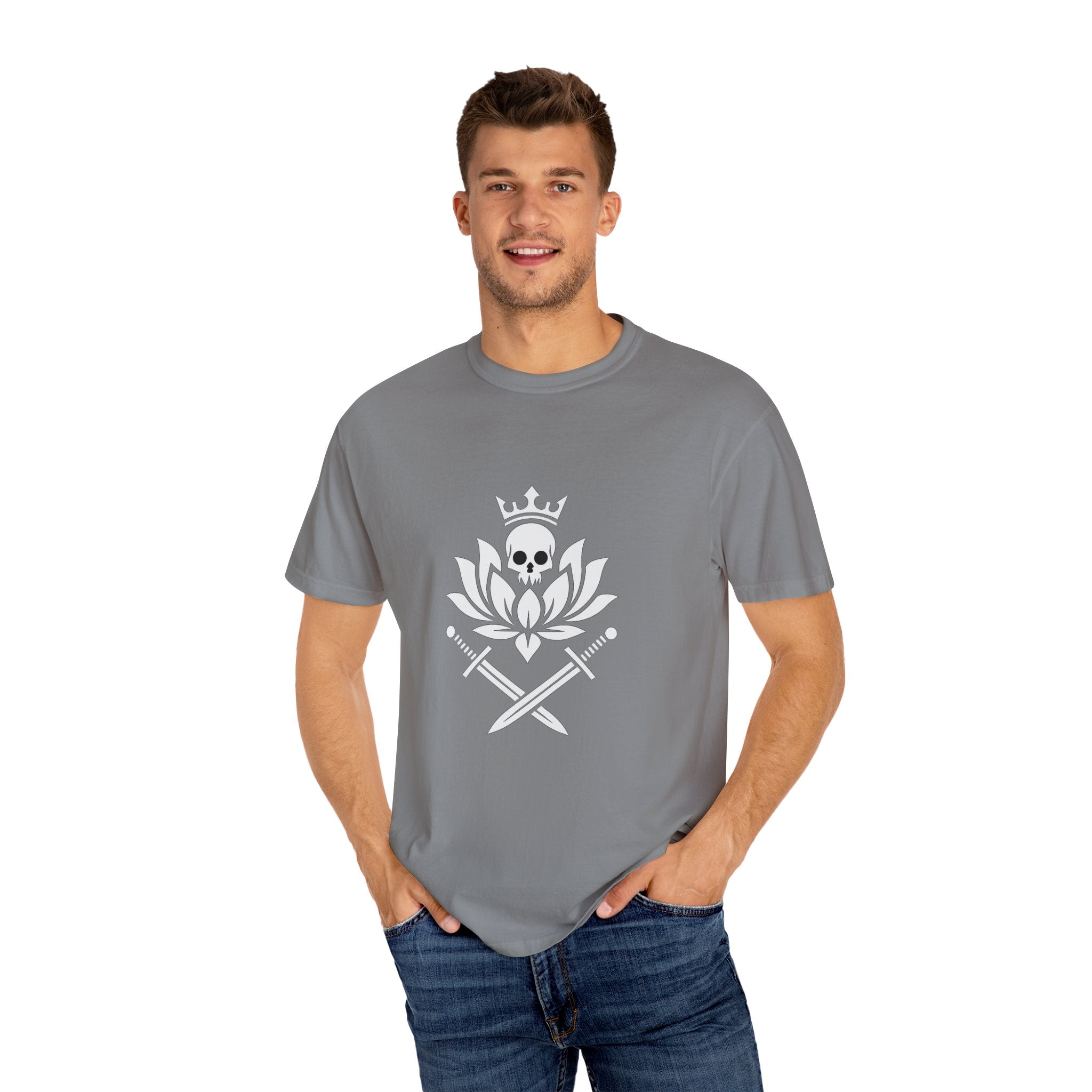 Unisex Garment-Dyed T-Shirt – Edgy Skull & Floral Design, Casual Wear, Gift for Creatives, Statement Tee, Trendy Everyday Style, [...]