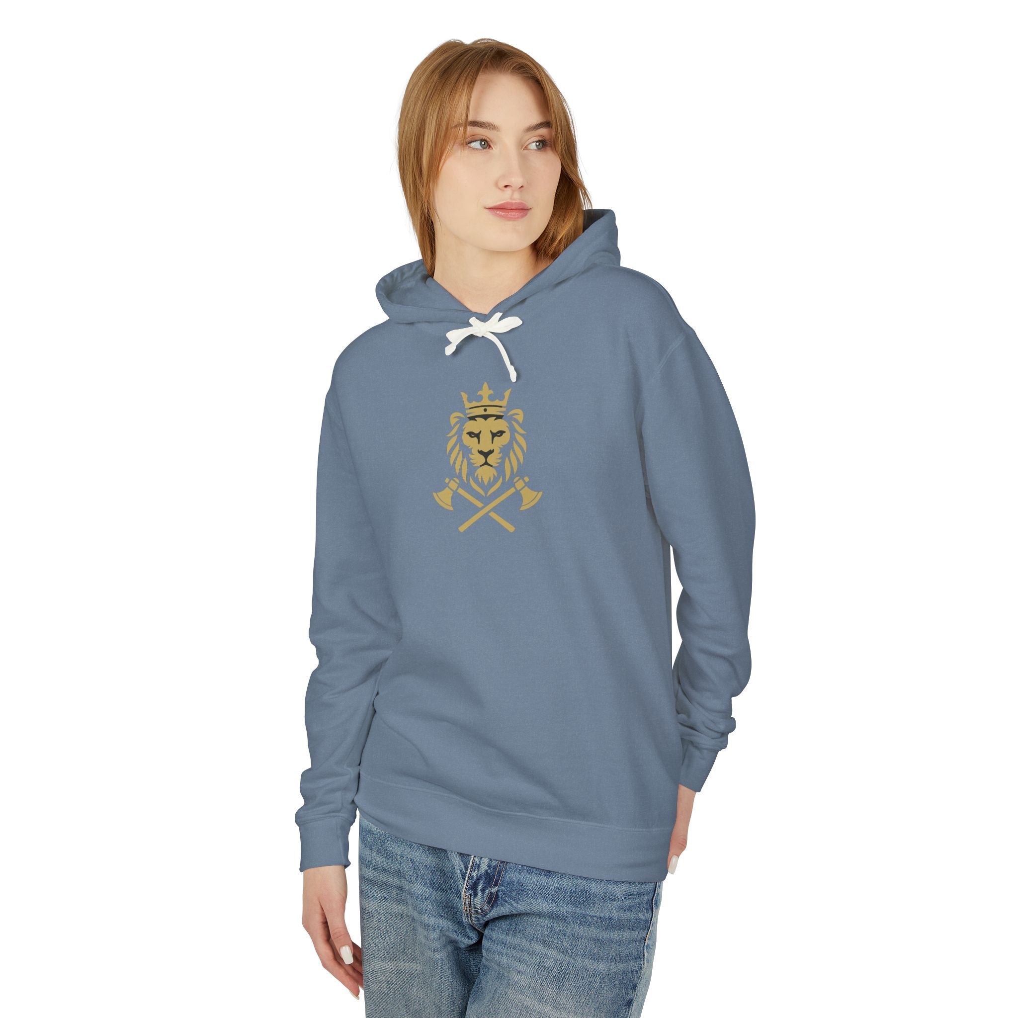 Lightweight Hooded Sweatshirt - Rise and Shine and Smile More Quote