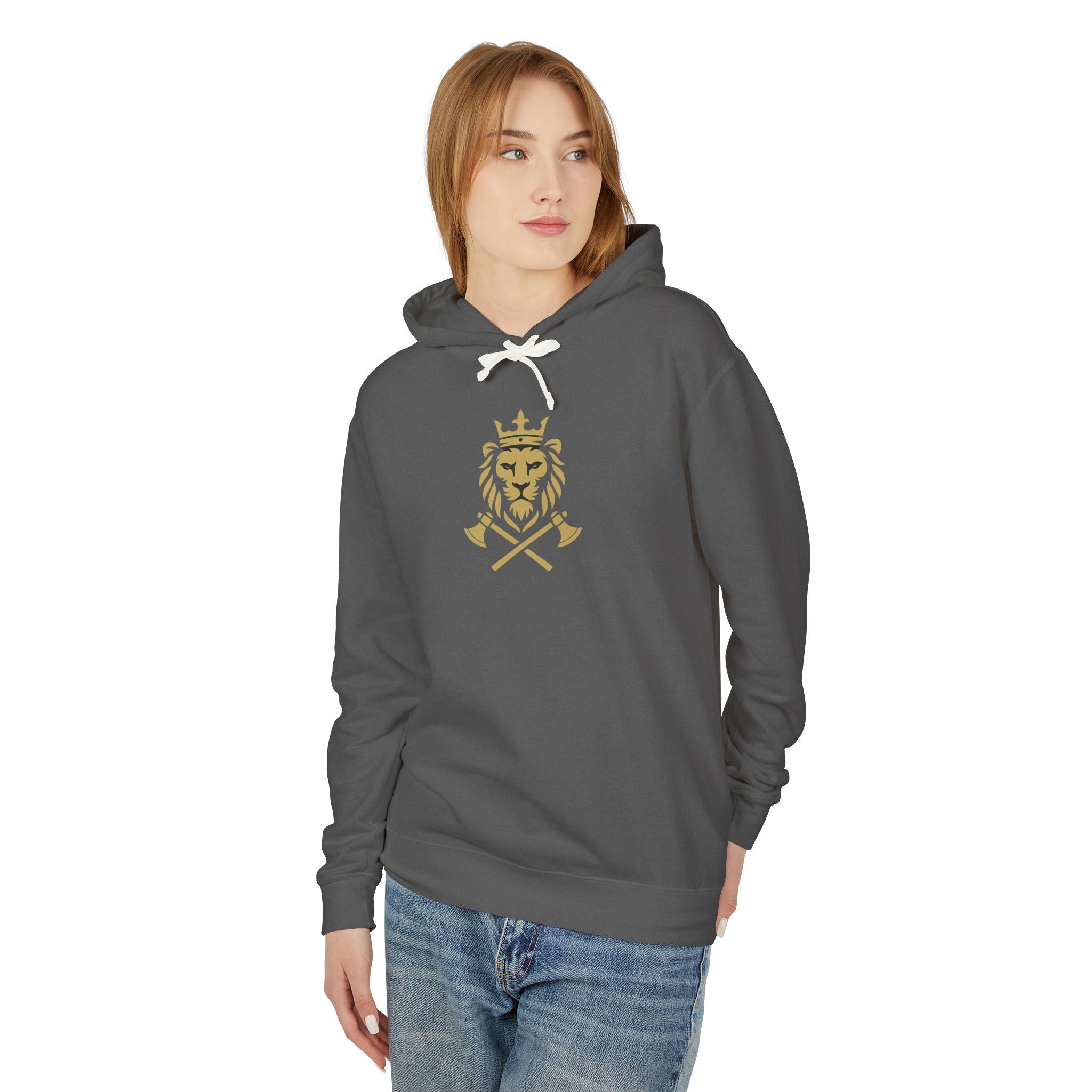 Lightweight Hooded Sweatshirt - Rise and Shine and Smile More Quote