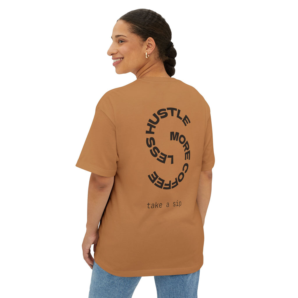 Coffee Lover Tee - Unisex Oversized Boxy Tee