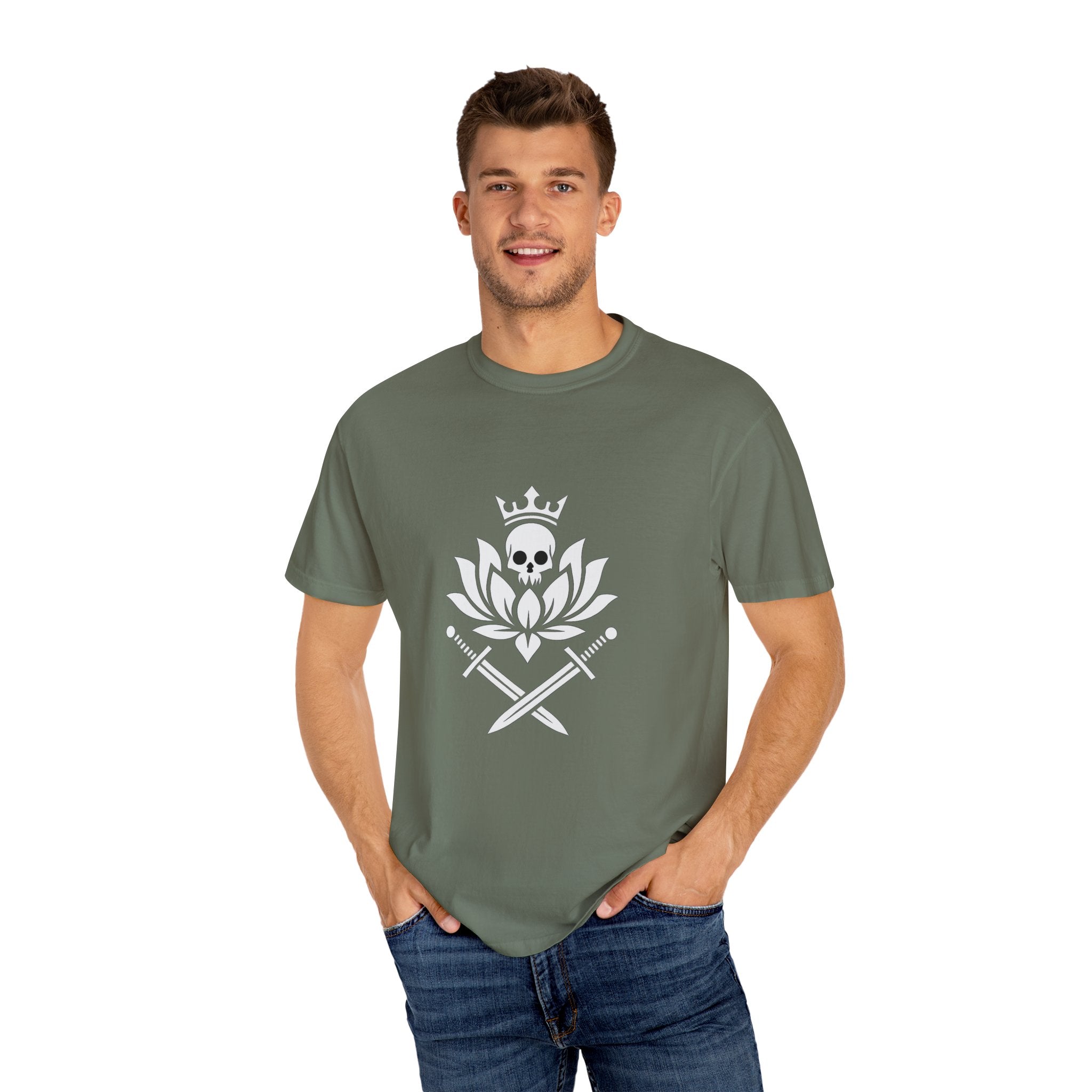 Unisex Garment-Dyed T-Shirt – Edgy Skull & Floral Design, Casual Wear, Gift for Creatives, Statement Tee, Trendy Everyday Style, [...]