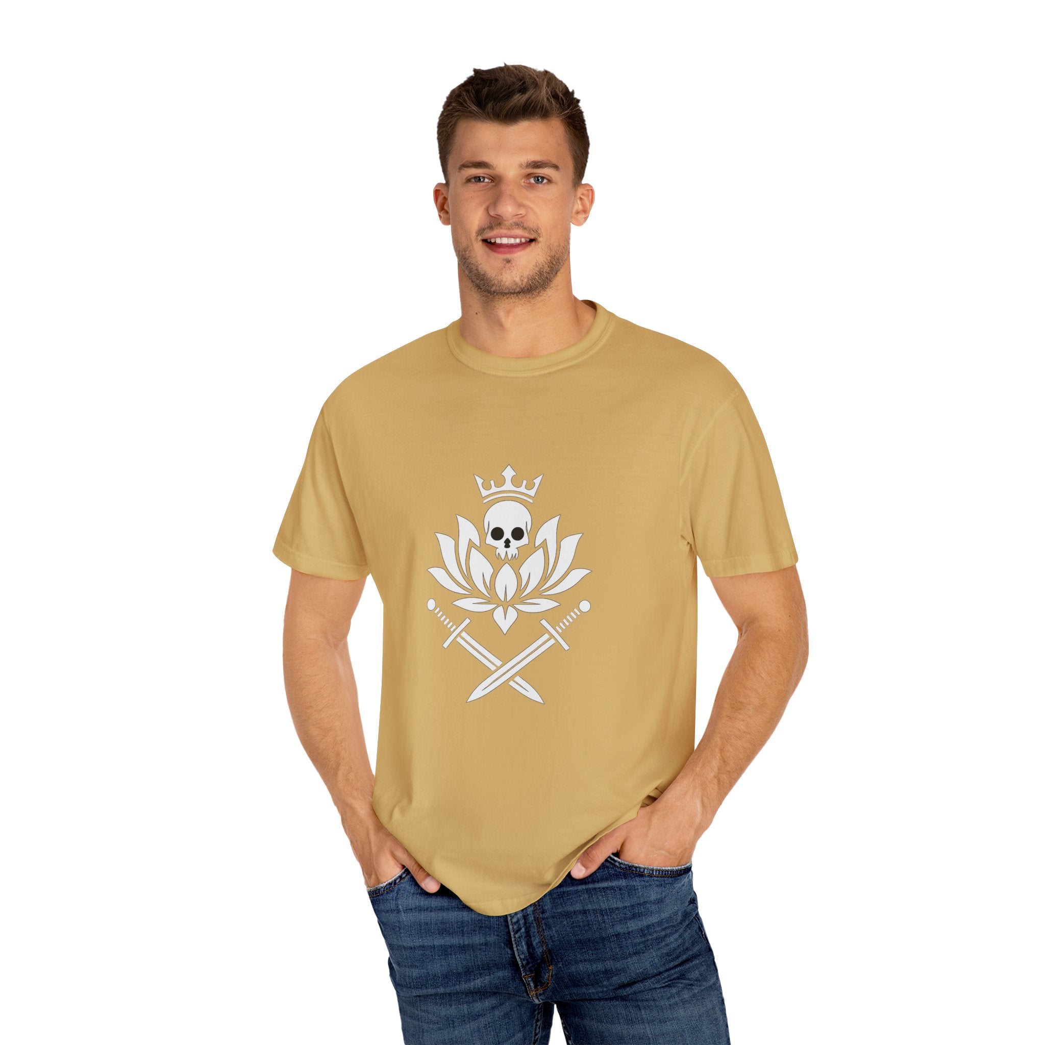 Unisex Garment-Dyed T-Shirt – Edgy Skull & Floral Design, Casual Wear, Gift for Creatives, Statement Tee, Trendy Everyday Style, [...]