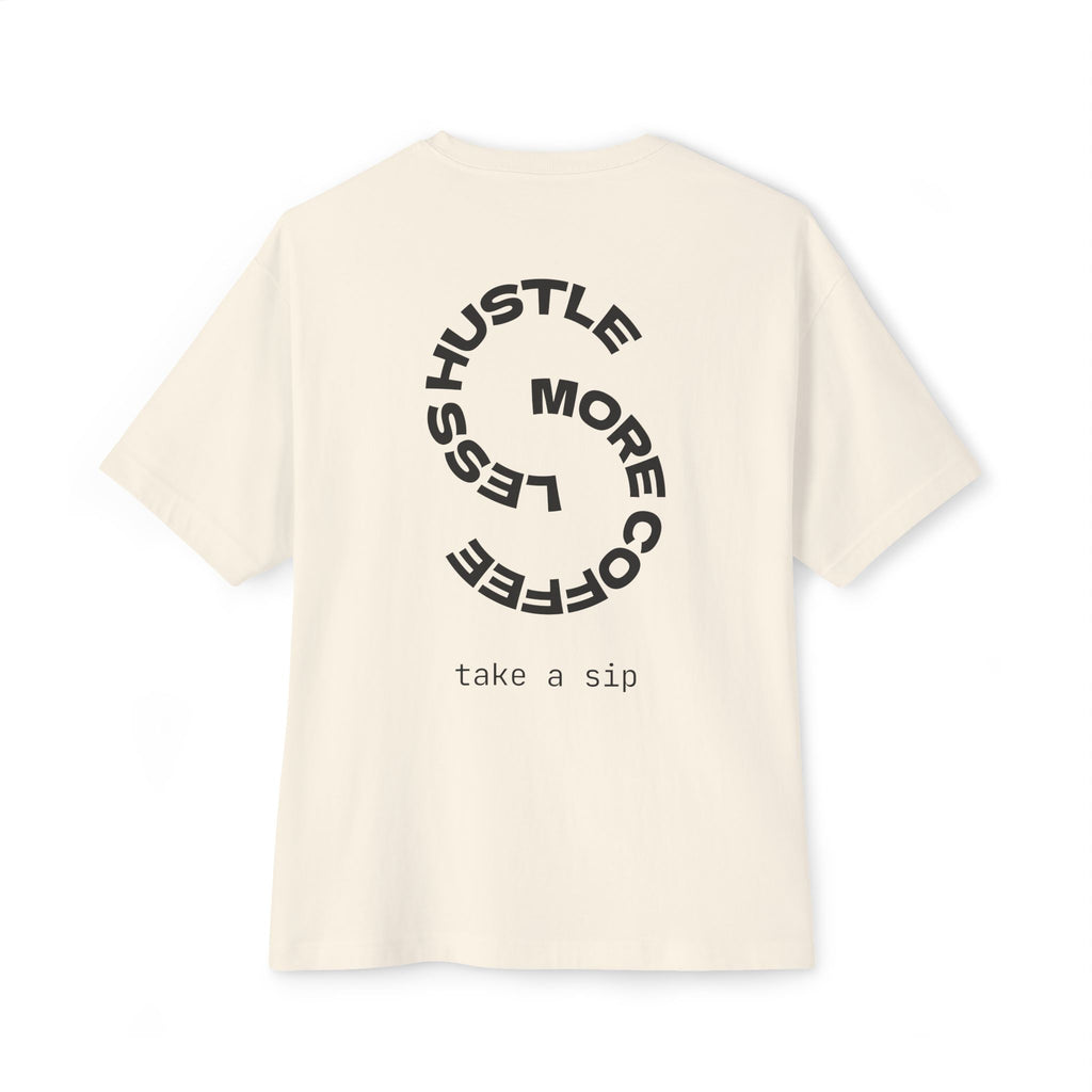 Coffee Lover Tee - Unisex Oversized Boxy Tee