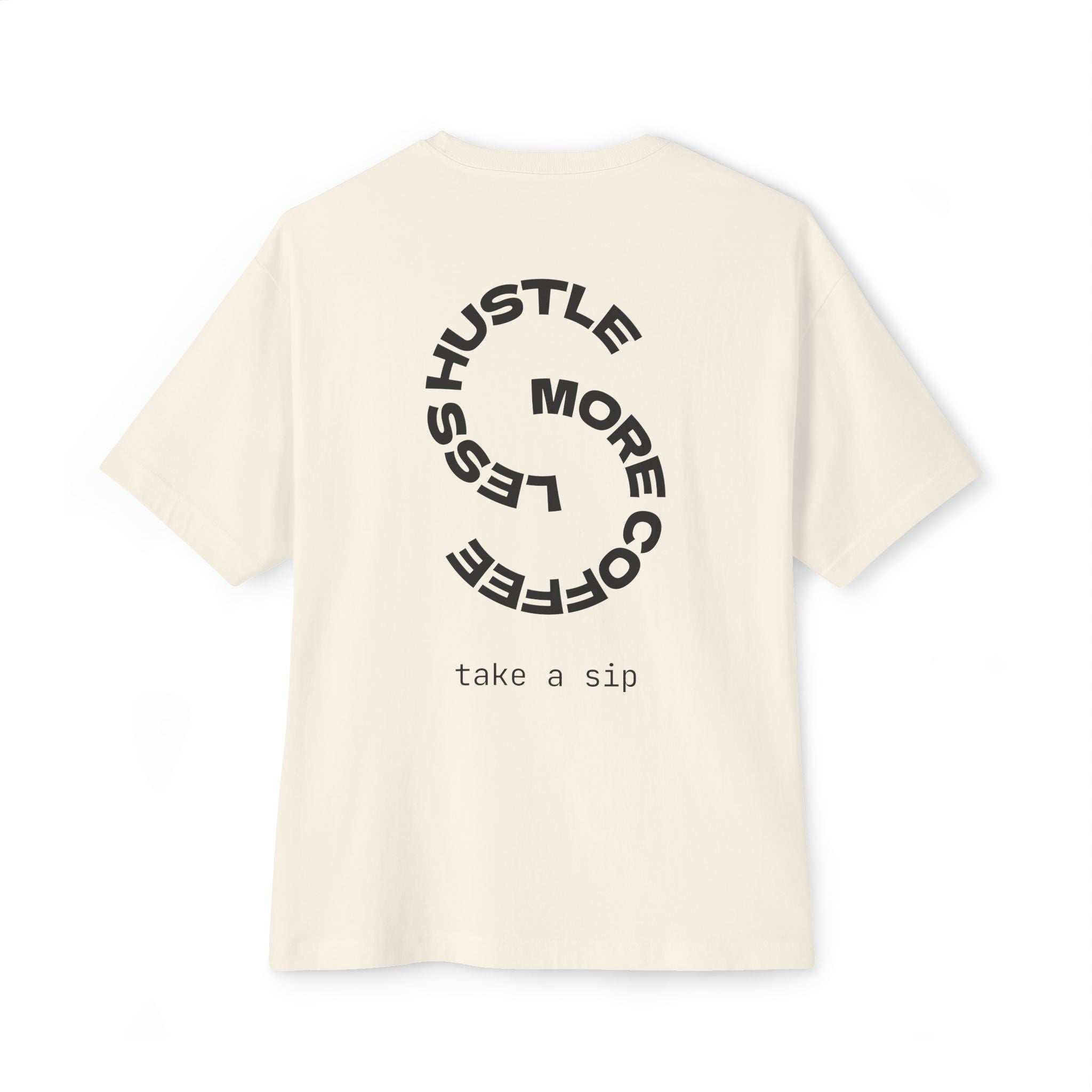 Coffee Lover Tee - Unisex Oversized Boxy Tee