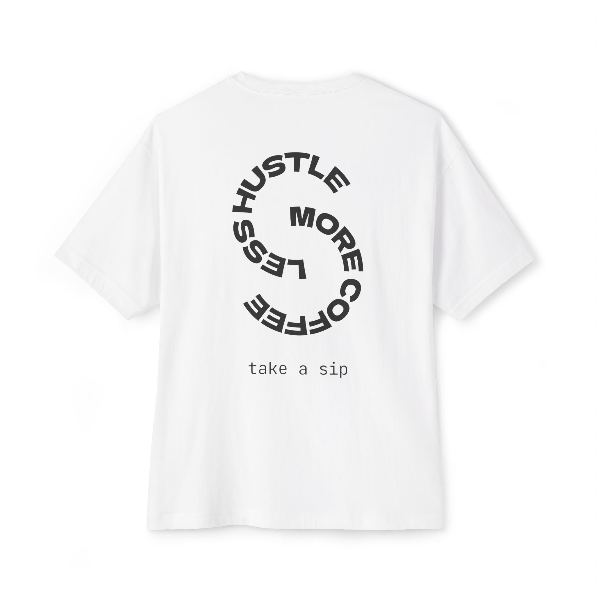 Coffee Lover Tee - Unisex Oversized Boxy Tee