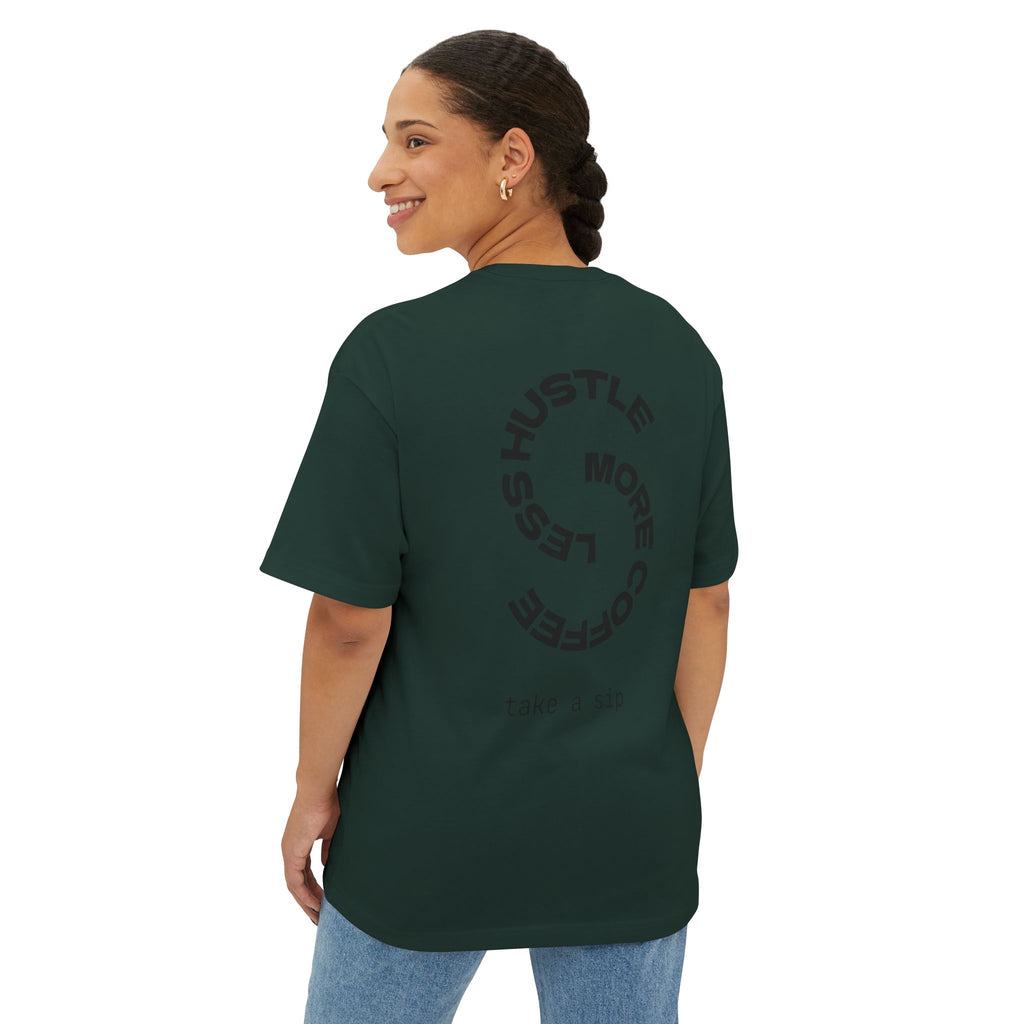 Coffee Lover Tee - Unisex Oversized Boxy Tee