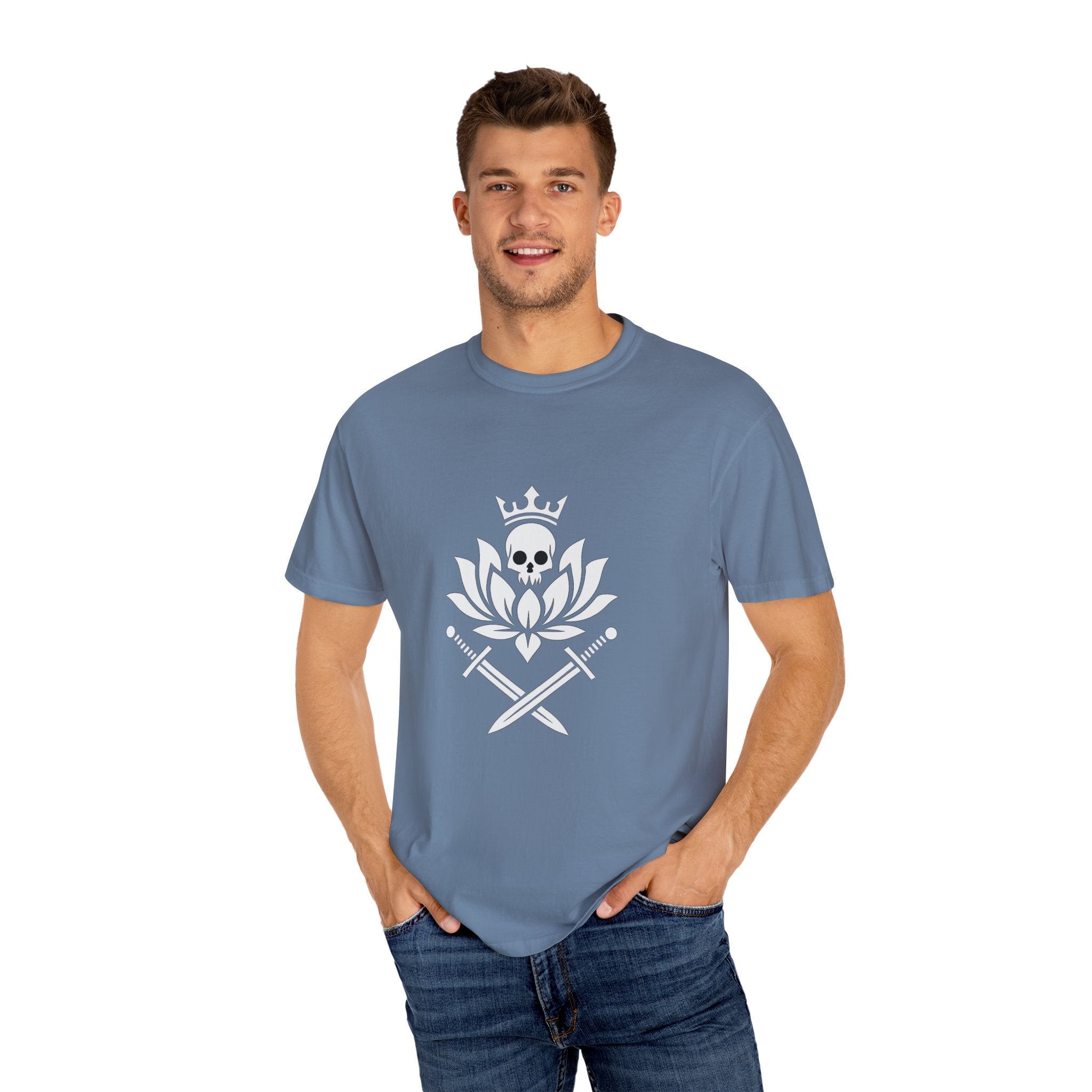 Unisex Garment-Dyed T-Shirt – Edgy Skull & Floral Design, Casual Wear, Gift for Creatives, Statement Tee, Trendy Everyday Style, [...]