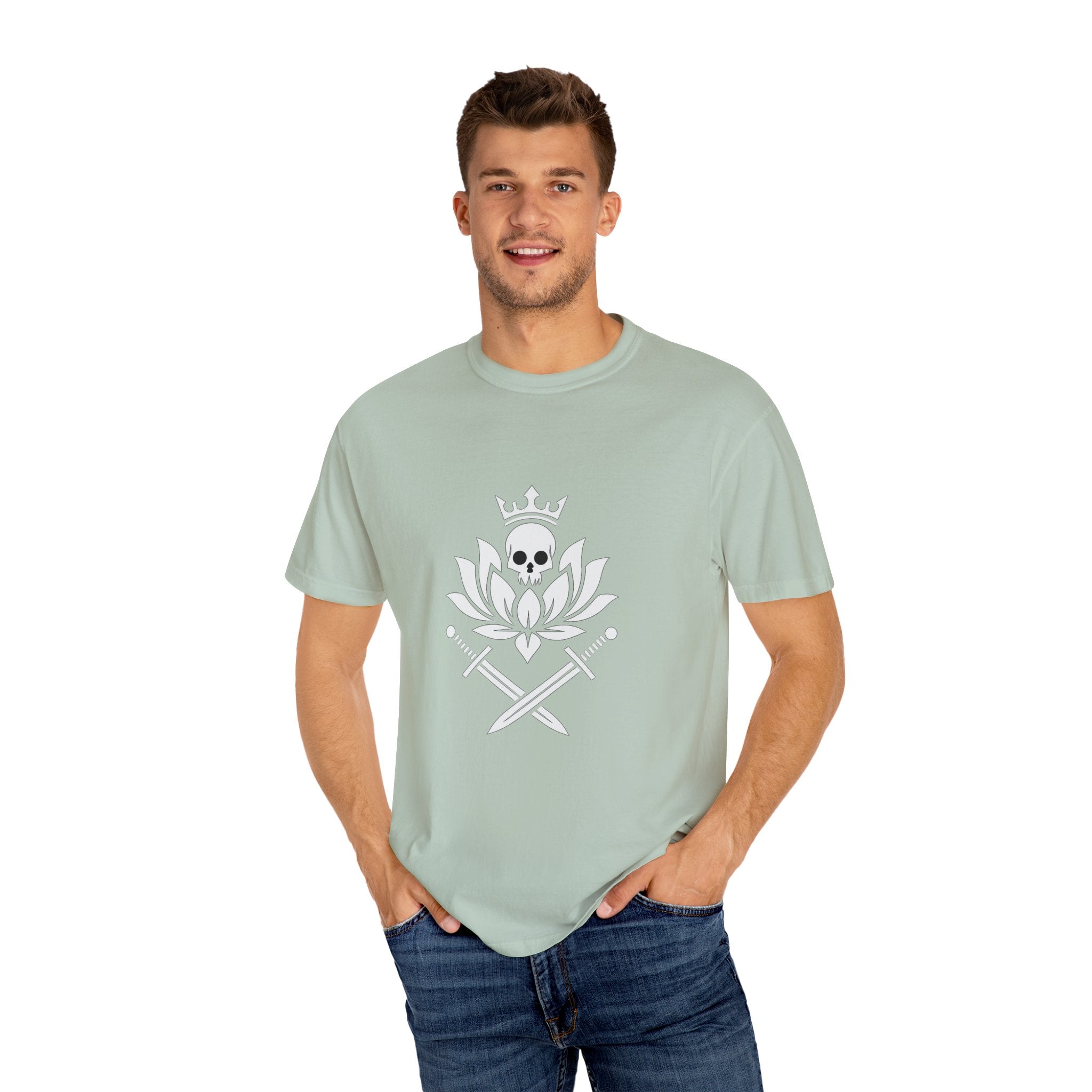 Unisex Garment-Dyed T-Shirt – Edgy Skull & Floral Design, Casual Wear, Gift for Creatives, Statement Tee, Trendy Everyday Style, [...]
