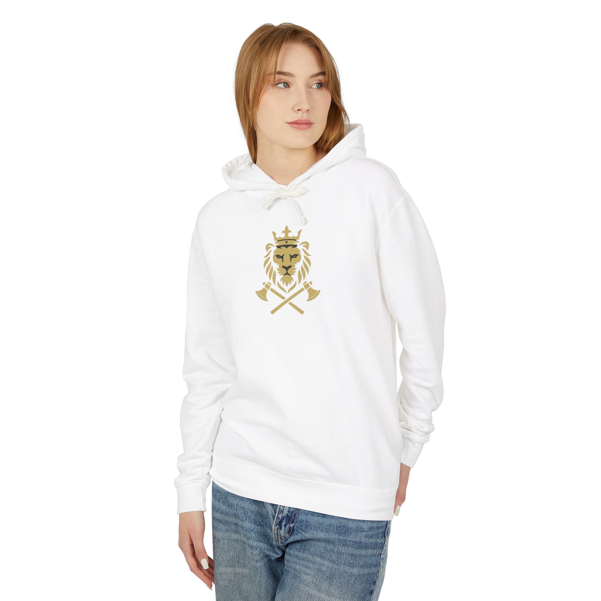 Lightweight Hooded Sweatshirt - Rise and Shine and Smile More Quote