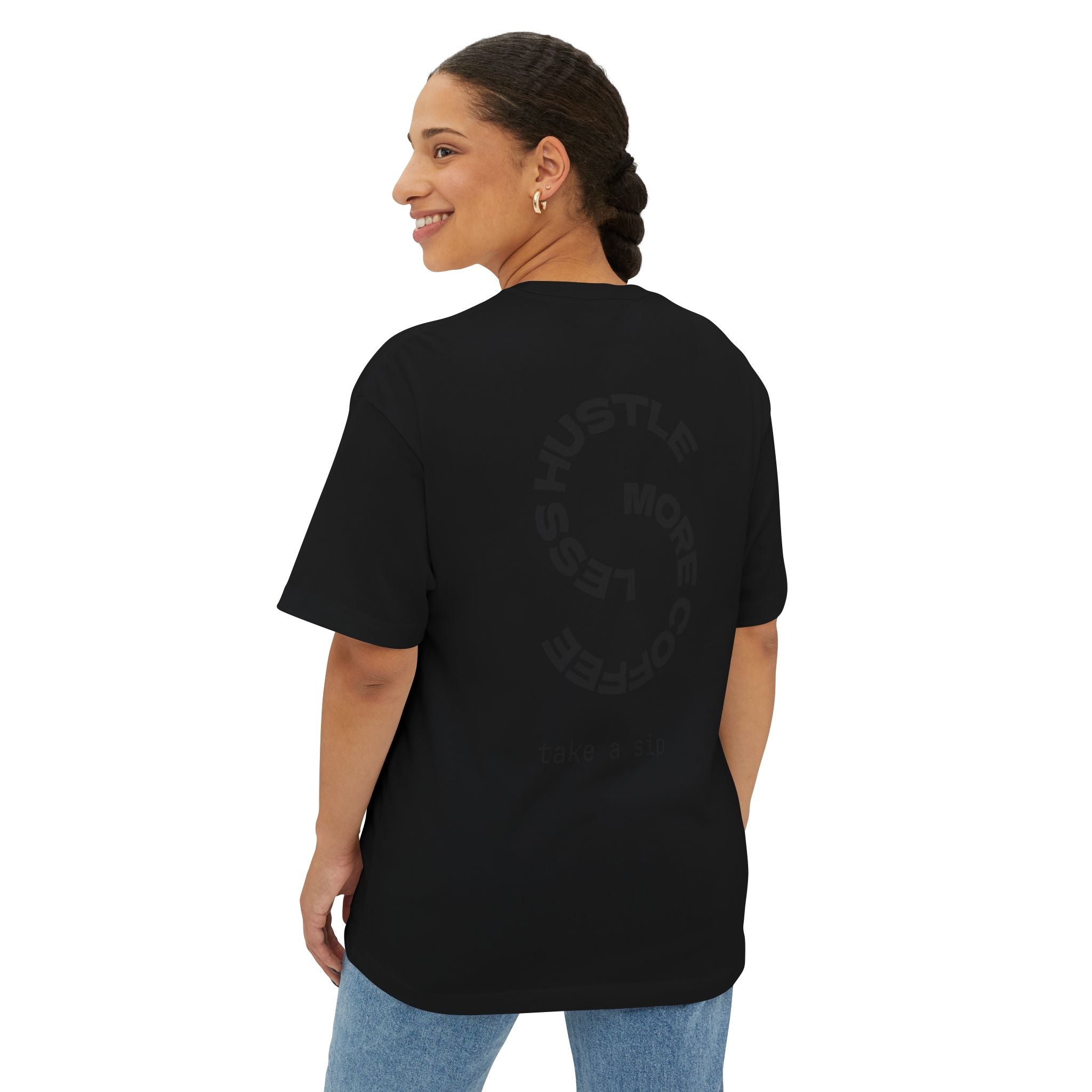 Coffee Lover Tee - Unisex Oversized Boxy Tee