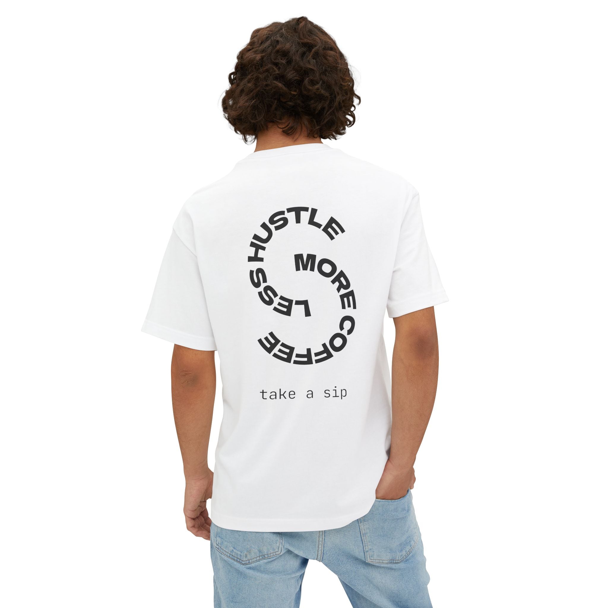 Coffee Lover Tee - Unisex Oversized Boxy Tee