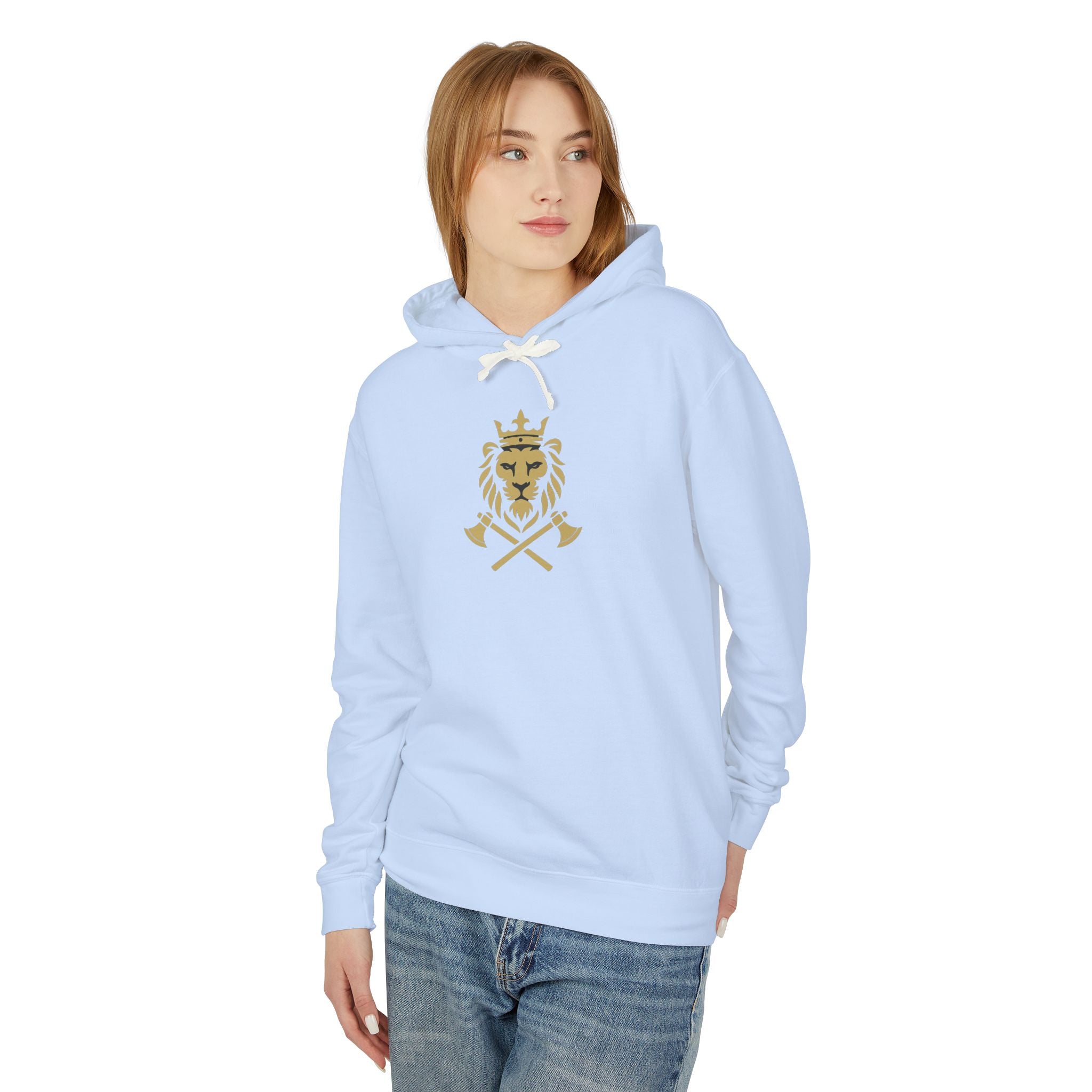 Lightweight Hooded Sweatshirt - Rise and Shine and Smile More Quote