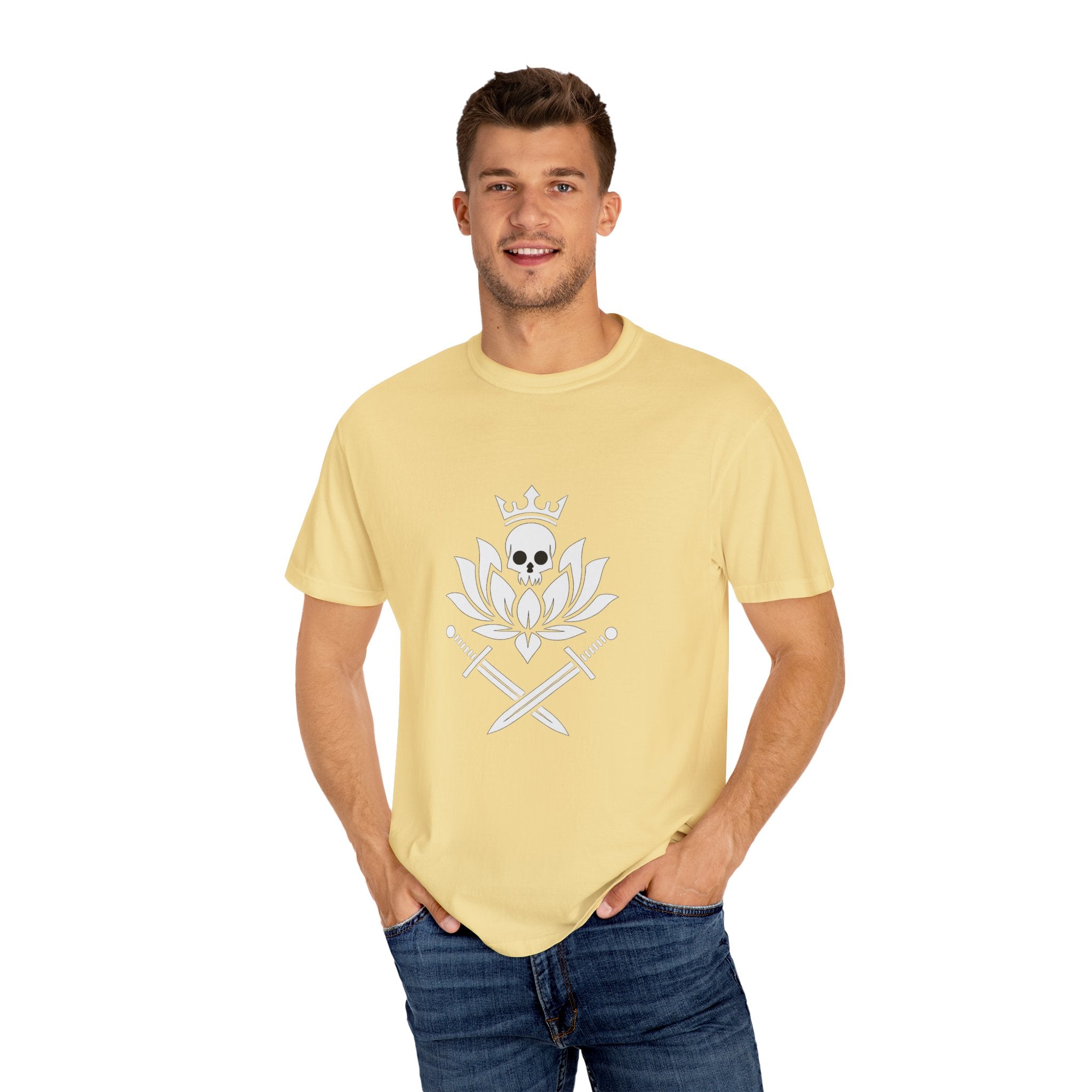 Unisex Garment-Dyed T-Shirt – Edgy Skull & Floral Design, Casual Wear, Gift for Creatives, Statement Tee, Trendy Everyday Style, [...]