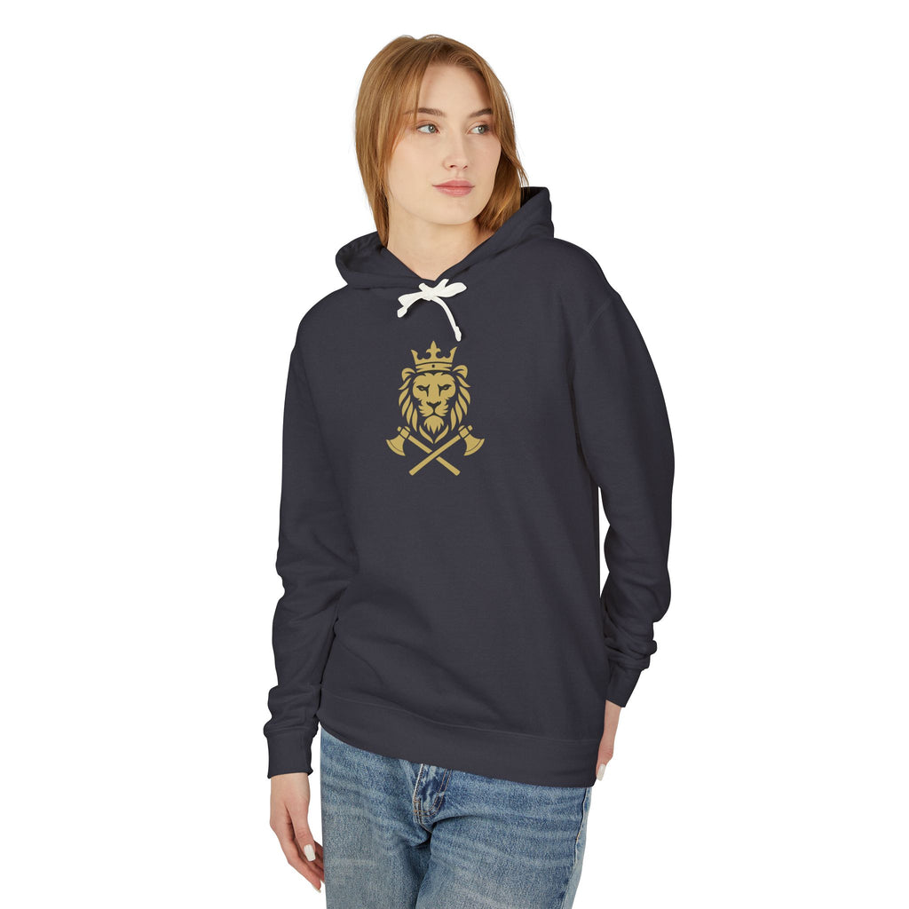 Lightweight Hooded Sweatshirt - Rise and Shine and Smile More Quote